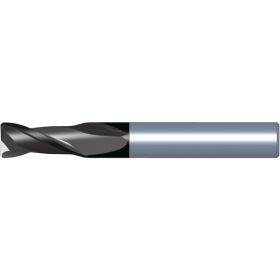 GOmill™ GP - Chamfered - 2 Flutes - DIN 6527 Plain Shank - Short/Long - Metric